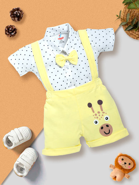 Unisex Dungaree for Party with Bow Kinder Choice