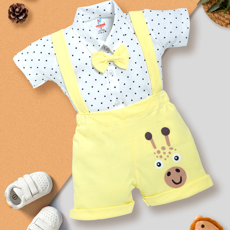 Unisex Dungaree for Party with Bow Kinder Choice