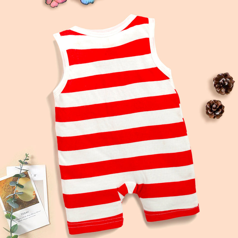 Round Neck Romper For Baby 100% Cotton Sleeveless Kinder Choice