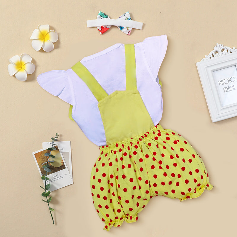 Elephant Design Romper For Baby Girls Casual Printed Kinder Choice