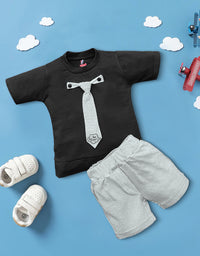 Boys Casual T-shirt Pant Tie Design Kinder Choice
