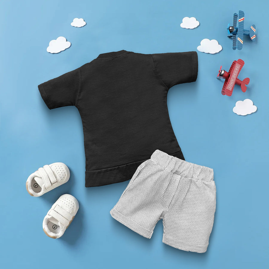 Boys Casual T-shirt Pant Tie Design Kinder Choice