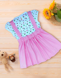 Girls Frocks With Inner Tee, All Over Prints Kinder Choice
