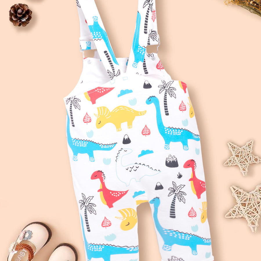 Baby  Cotton sleeveless Animal Printed Dungaree Kinder Choice