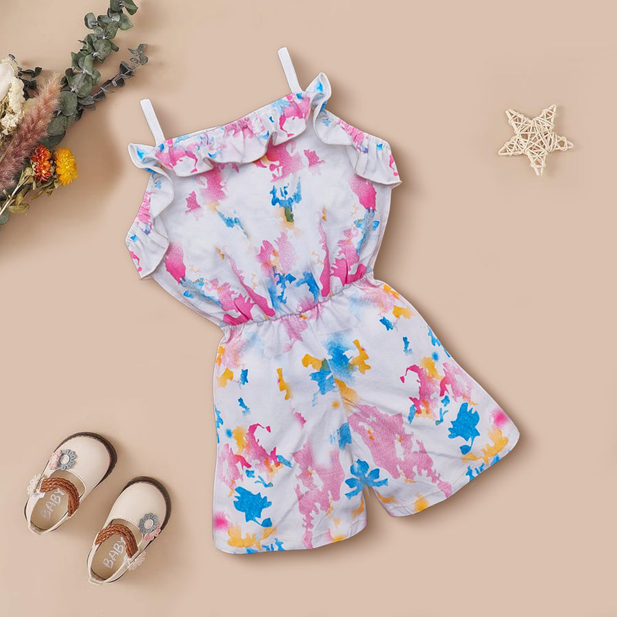 Printed Baby Girls Jumpsuit Kinder Choice