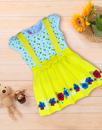 Girls Frocks With Inner Tee, All Over Prints Kinder Choice
