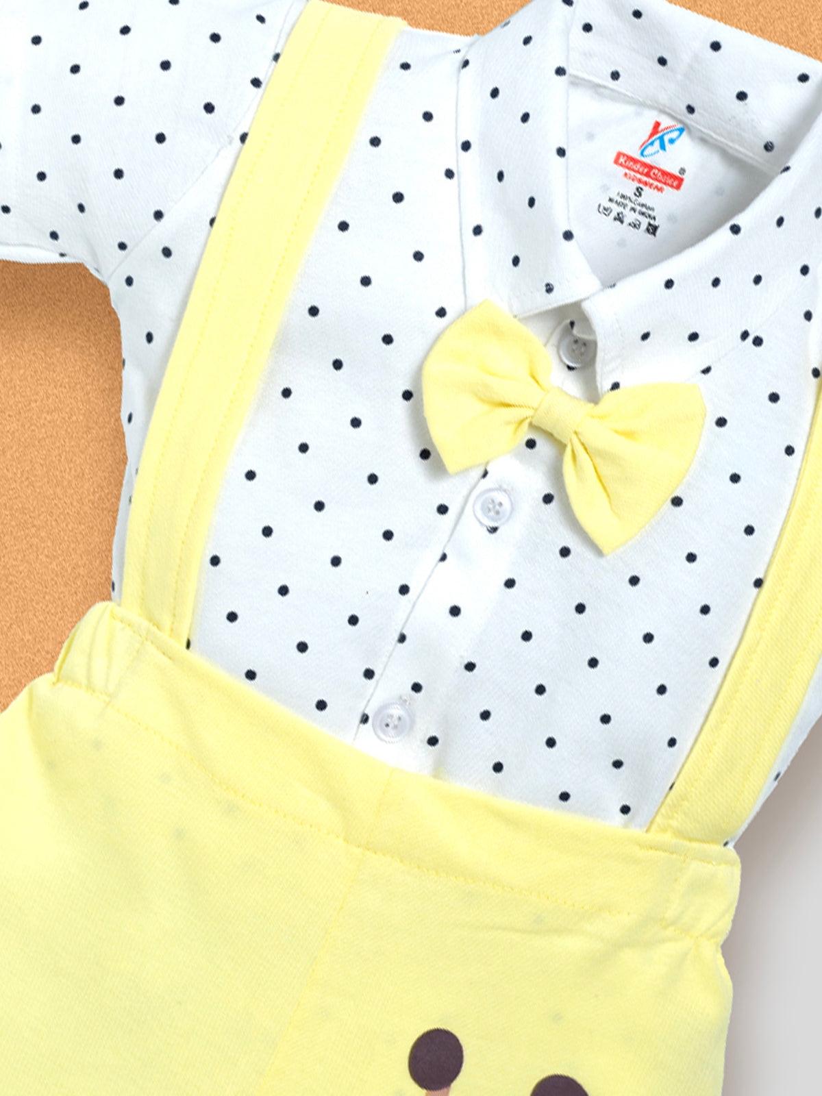 Unisex Dungaree for Party with Bow Kinder Choice
