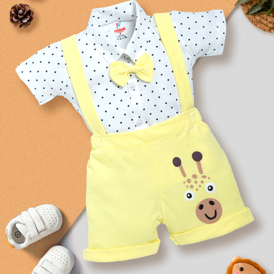 Unisex Dungaree for Party with Bow Kinder Choice