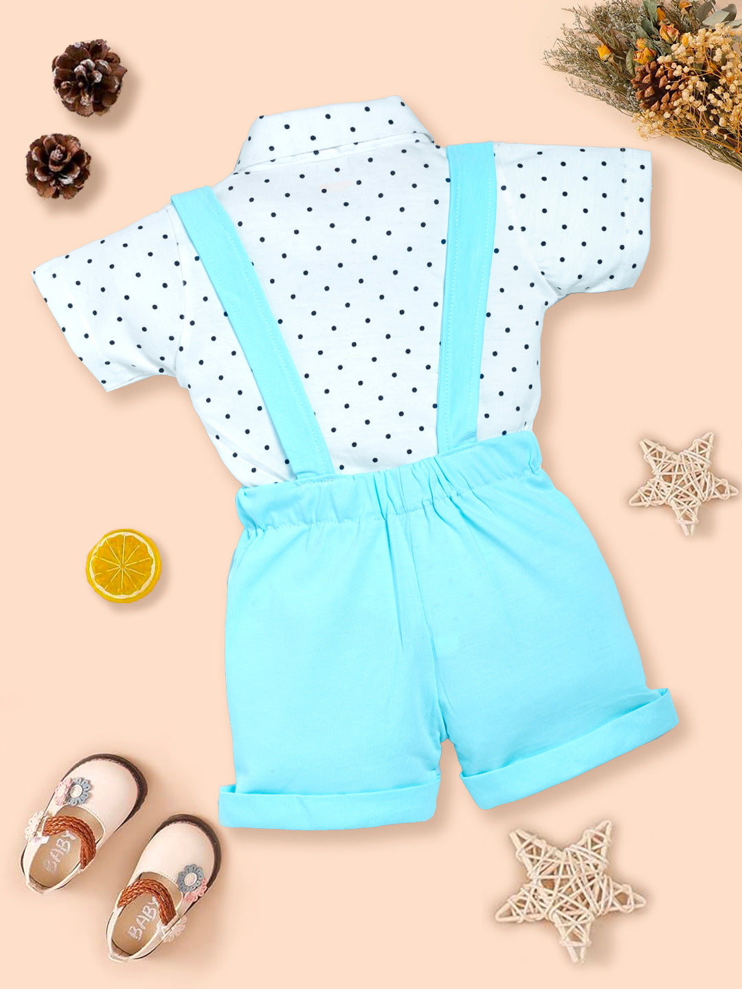 Unisex Dungaree for Party with Bow Kinder Choice