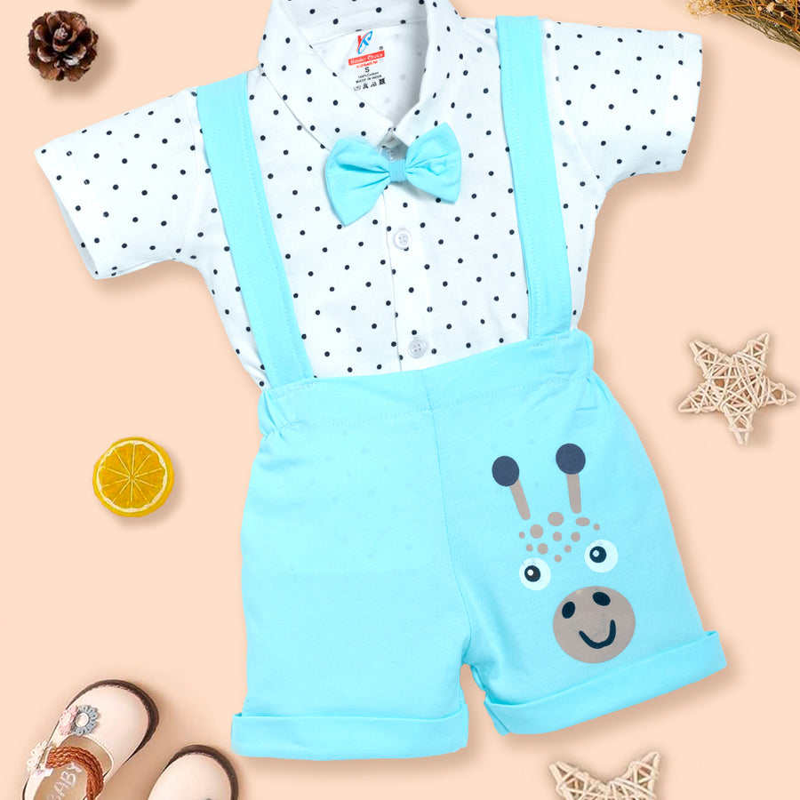 Unisex Dungaree for Party with Bow Kinder Choice