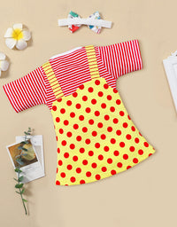Casual Wear Half Sleeve Dungaree For Baby Girls Kinder Choice
