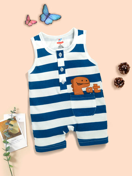 Round Neck Romper For Baby 100%  Cotton Sleeveless Kinder Choice