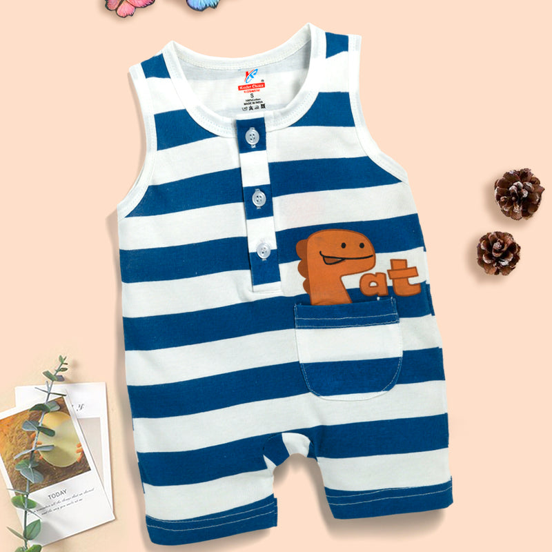 Round Neck Romper For Baby 100%  Cotton Sleeveless Kinder Choice
