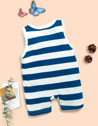 Round Neck Romper For Baby 100%  Cotton Sleeveless Kinder Choice
