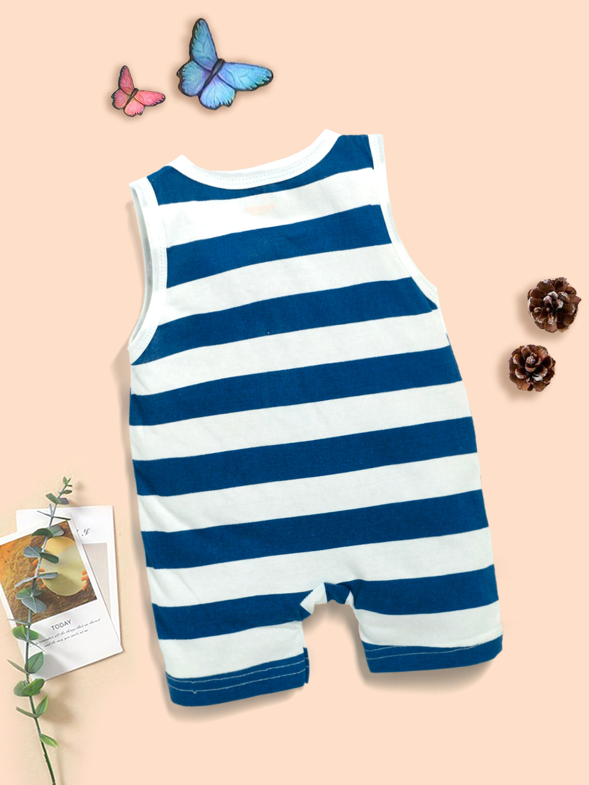 Round Neck Romper For Baby 100%  Cotton Sleeveless Kinder Choice