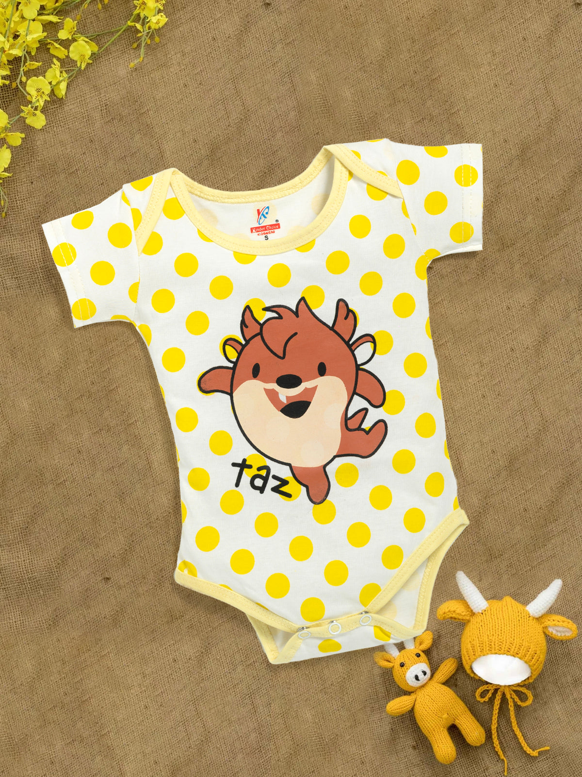 Soft Cotton New Born/Baby Romper Kinder Choice