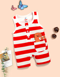 Round Neck Romper For Baby 100%  Cotton Sleeveless  Kinder Choice
