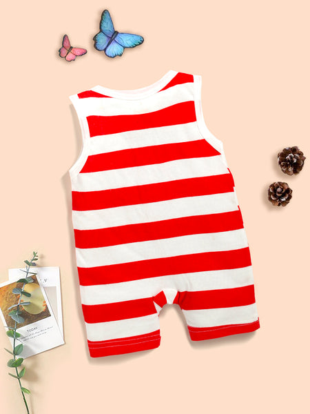 Round Neck Romper For Baby 100%  Cotton Sleeveless  Kinder Choice