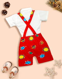 Dungaree For Baby Boys Party with Bow Kinder Choice
