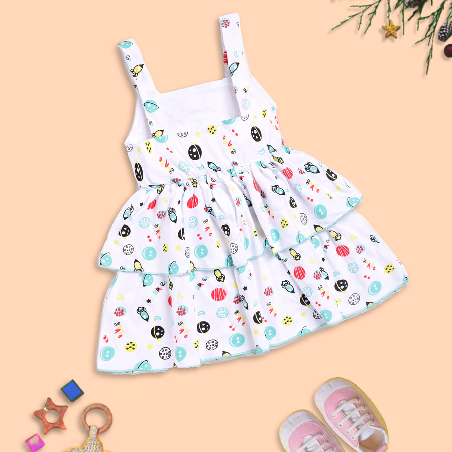 Charming Kids’ Summer Dress with Whimsical Print