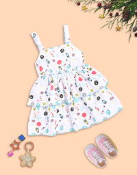 Charming Kids’ Summer Dress with Whimsical Print
