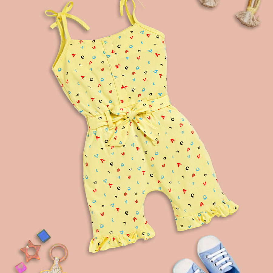 Playful Letters: Stylish Jumpsuit for Little Ones