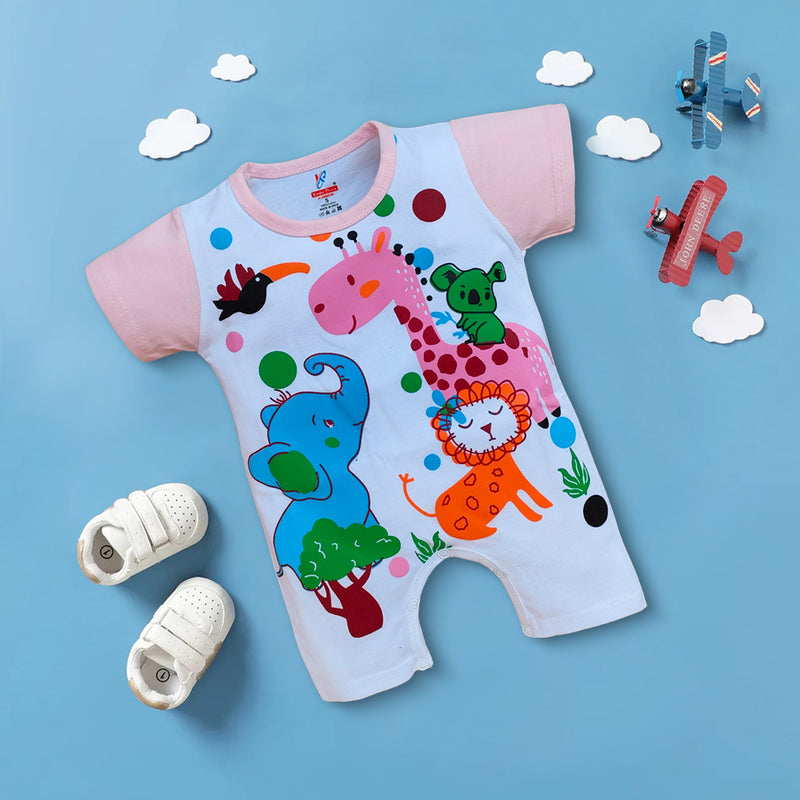 Unisex Cotton New Born Baby Half Sleeve  Romper Kinder Choice