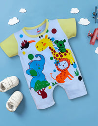 Unisex Cotton New Born Baby Half Sleeve  Romper Kinder Choice
