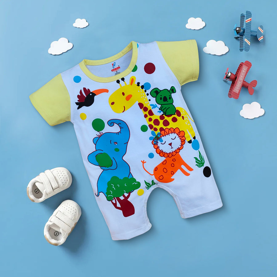 Unisex Cotton New Born Baby Half Sleeve  Romper Kinder Choice