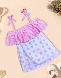 Baby Girls Midi/Knee Length Casual Frock Sleeveless Kinder Choice
