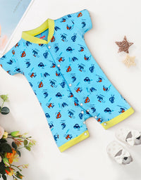 Unisex Cotton Baby  Sleep Suit/Romper Half Sleeve Kinder Choice
