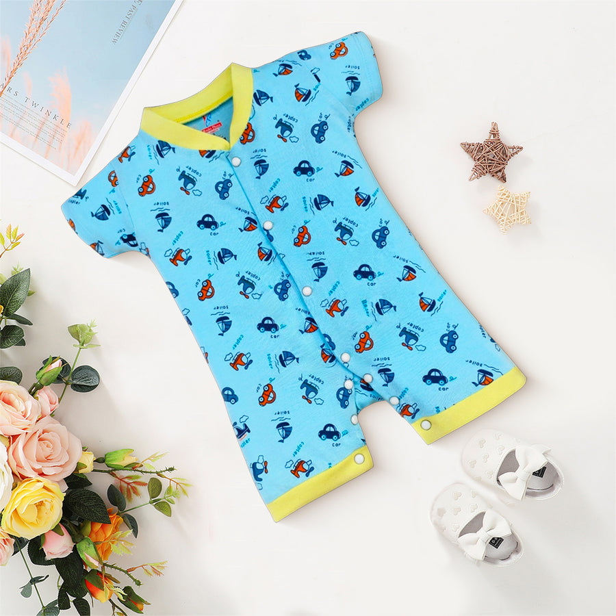 Unisex Cotton Baby  Sleep Suit/Romper Half Sleeve Kinder Choice