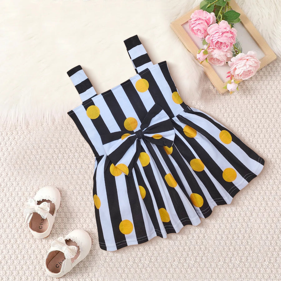 Baby Girls Frock Midi/Knee Length Casual Dress Sleeveless Kinder Choice