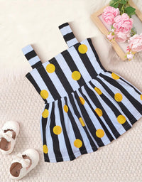 Baby Girls Frock Midi/Knee Length Casual Dress Sleeveless Kinder Choice

