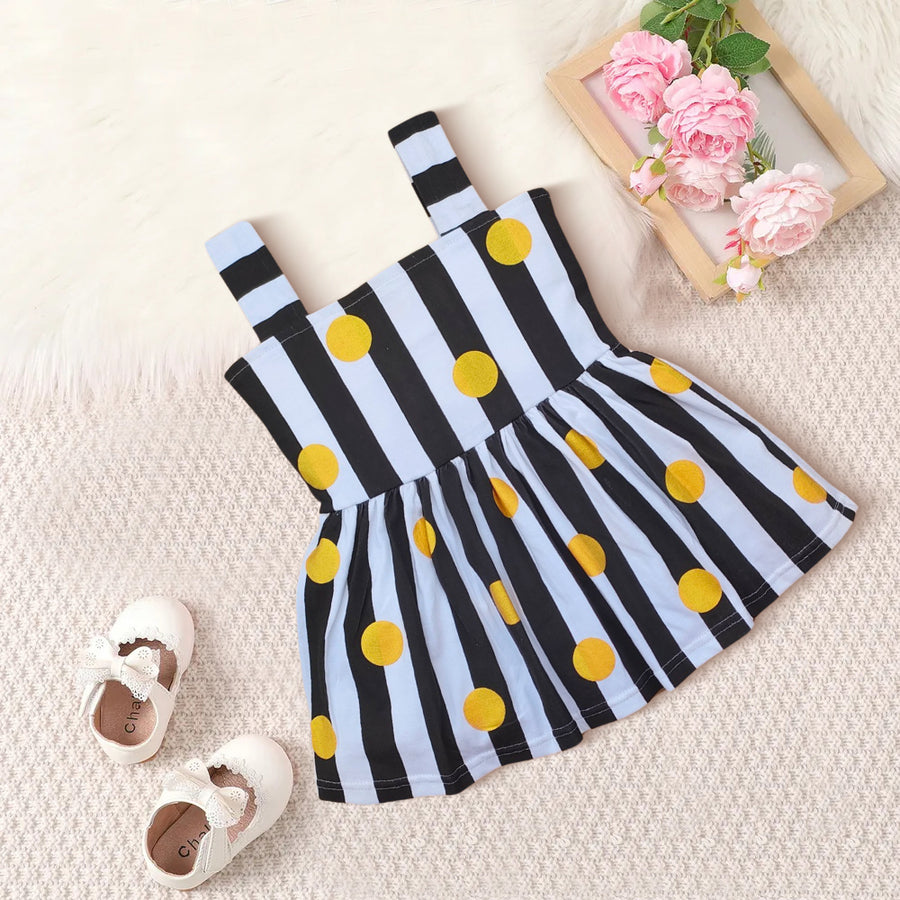 Baby Girls Frock Midi/Knee Length Casual Dress Sleeveless Kinder Choice