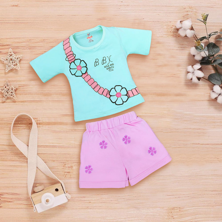 Baby Girls Top Shorts Set Kinder Choice