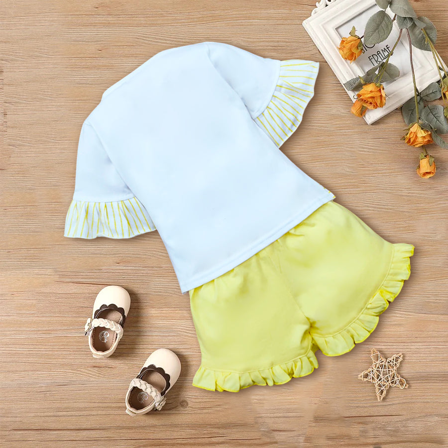 Baby Girls Festiv Top Shorts Set Kinder Choice