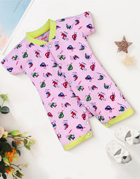 Unisex Cotton Baby  Sleep Suit/Romper Half Sleeve Kinder Choice
