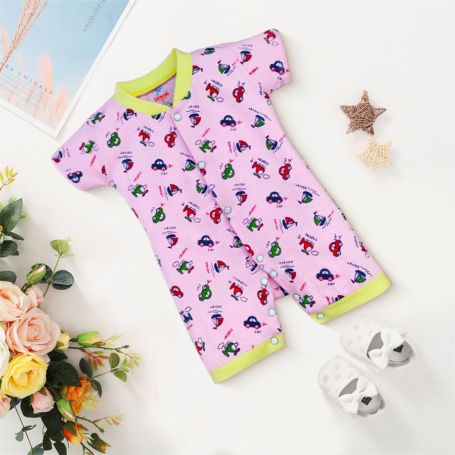 Unisex Cotton Baby  Sleep Suit/Romper Half Sleeve Kinder Choice